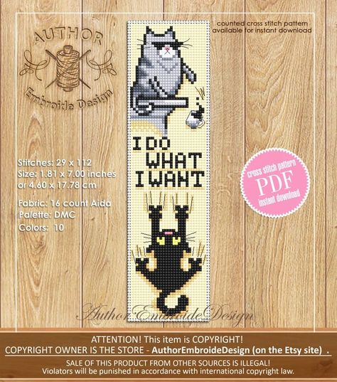 Cat Bookmark Cross Stitch Pattern Download PDF Black Cat Cross Stitch Chart, Funny Bookmark Digital Pattern PDF, Cat Quotes Embroidery B322 - Etsy Ukraine Cross Stitch Bookmark Patterns Free, Cat Cross Stitch Charts, Quotes Embroidery, Bookmark Cross Stitch Pattern, Black Cat Cross Stitch, Bookmark Cross Stitch, Cross Stitch Bookmark, Cat Bookmark, Needle Crafts