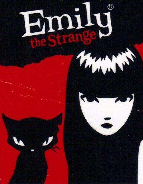 Emily the strange Scene Icons, Emily Strange, Emily The Strange, Emo Wallpaper, Hello Kit, Red Icons:), Bad Cats, Cute Canvas, Creative Images