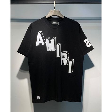 AMIRI Men's Black Short Sleeve Amiri T Shirt, T Shirt Men, Shirt Men, Black White, Brand New, White, Black