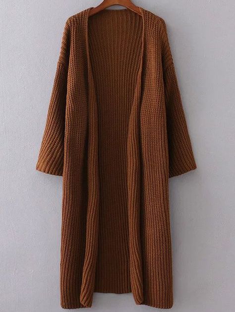 BLACK FRIDAY Women Long Cardigan, Longline Cardigan, Brown Cardigan, Muslim Fashion Outfits, Muslimah Fashion Outfits, Women Sweaters, Jacket For Women, Muslimah Fashion, Fashion Design Clothes