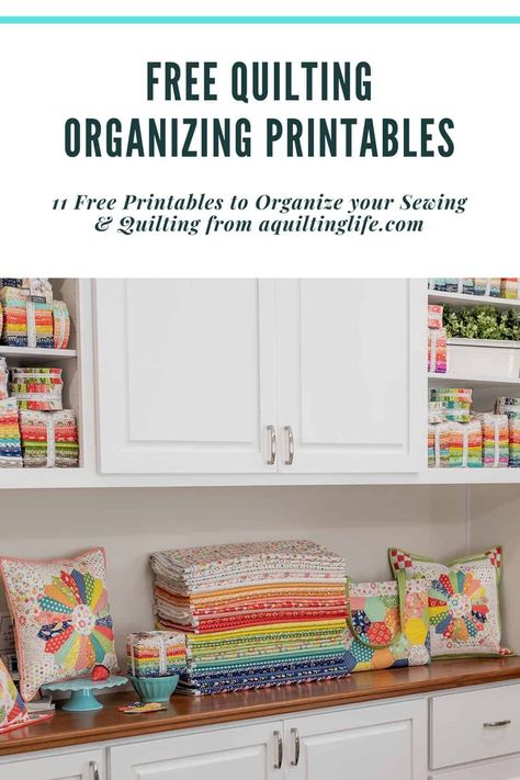 Free Quilting Organizing Printables - A Quilting Life Quilt Project Planner Free Printable, Organizing Printables, Quilt Planner, Seasonal Decor Fall, A Quilting Life, Charm Pack Quilt Patterns, Sewing Room Inspiration, Organizing Time Management, Charm Pack Quilt