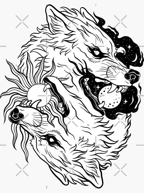 Fenrir Tattoo, Norse Mythology Tattoo, Half Sleeve Tattoos Forearm, Full Sleeve Tattoo Design, Norse Tattoo, Nordic Tattoo, Mythology Tattoos, Tattoo Stencil Outline, Dark Art Tattoo