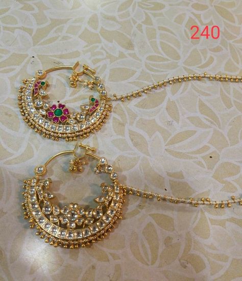 Rajputi Jewellery Nath, Nath Nose Ring Rajputi, Besar Nath Gold, Rajasthani Nath Design, Rajputi Nath Designs, Hathphool Gold Rajputi, Rajasthani Nath, Nath Designs Gold Rajputi, Rajput Jewellery