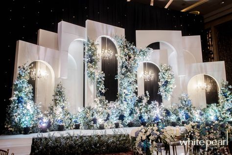 Kempinski Bali Room 2023.11.12 by White Pearl Decoration - 004 Bali Room, Spanish Home Decor, Room 2023, Reception Backdrop, Wedding Reception Backdrop, Wedding Backdrop Decorations, Wedding Design Decoration, Pearl Decorations, Wedding Stage Decorations