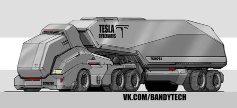 ArtStation - TESLA CYBERWAYS TRUCK #2, Eldar Safin Eldar Safin, Concept Vehicles Sci Fi, Future Trucks, Futuristic Motorcycle, Concept Motorcycles, Flying Car, Concept Car Design, Expedition Vehicle, Army Vehicles