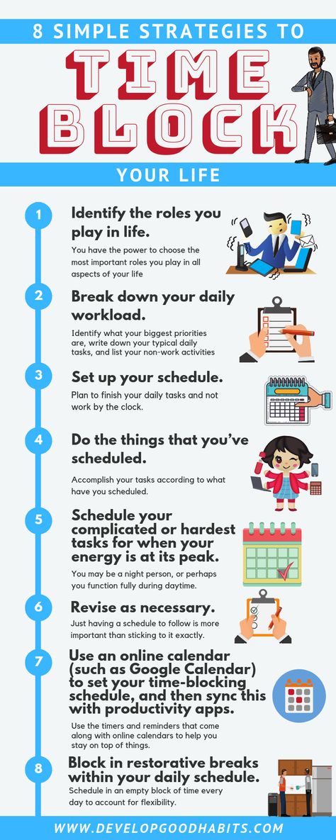 Time Blocking Template: 8 Steps to Master Your Schedule Time Blocking Template, Time Blocking Schedule, Manage Time, Block Scheduling, Time Management Techniques, Life Planning, Daily Planning, Effective Time Management, Online Calendar