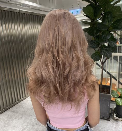 Ash Pink Blonde Hair, Light Dusty Pink Hair, Ash Blonde And Pink Hair, Bang Inspo, Blonde Hair Dye, Bleach Hair, Ash Pink, Pink Blonde, Pink Blonde Hair