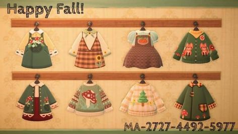 Cottage Core Animal Crossing, Cottage Core Clothes, Cottage Core Outfit, Cottagecore Animal Crossing, Clothing Codes, Acnh Cottagecore, Autumn Animals, Animal Crossing 3ds, Animal Crossing Funny