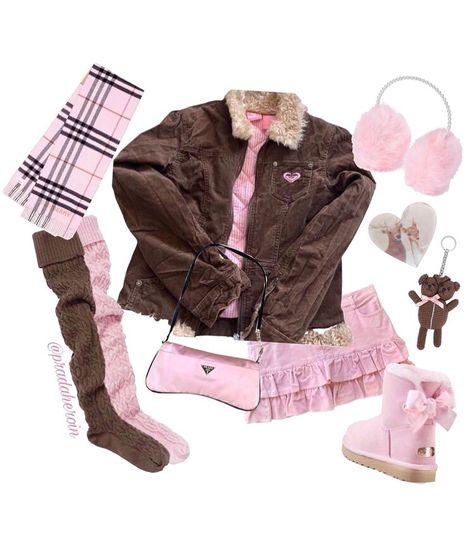 December 27, Brown Outfit, Pink And Brown, Swaggy Outfits, Pink Outfits, Really Cute Outfits, Kawaii Clothes, Outfit Inspo Fall, Pink Outfit