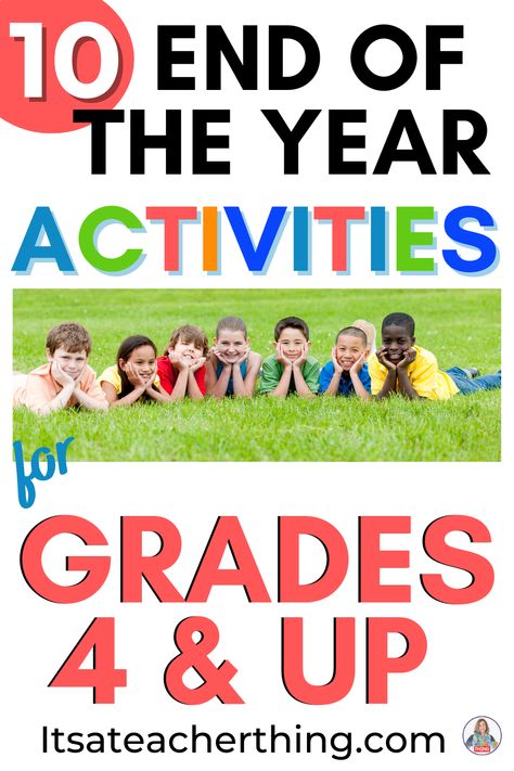 Looking for end of the year activities to do with your upper elementary & middle school students? Check out this blog post that shares 10 of the most engaging activities for end of the year fun! Whether you teach 4th grade, 5th grade, 6th grade, or middle school, these end of the year activities will keep students focused and create lasting memories as you finish out the school year. End Of The Year Activities, End Of Year Activities, School Grades, Middle School Teachers, Middle School Student, Last Day Of School, End Of The Year, Upper Elementary, Creating A Blog