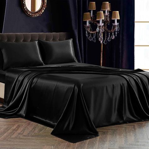 Silk Bed Sheets, Queen Size Bed Sets, Queen Bed Sheets, Silk Bedding Set, Luxury Bed Sheets, Silk Sheets, Satin Bedding, Satin Sheets, Queen Sheets