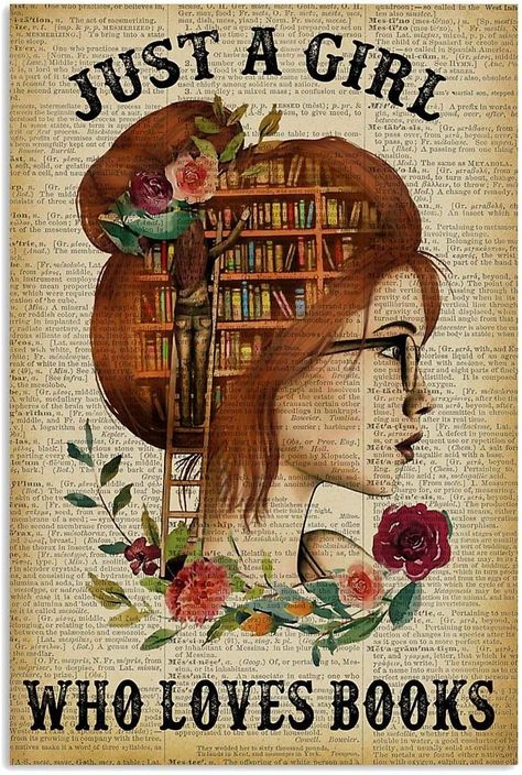 Redhead Reading, Reading Poster, Xmas Art, Sublimacion Ideas, Girl Reading Book, Reading Posters, Image Swag, Reading Gifts, Images Vintage