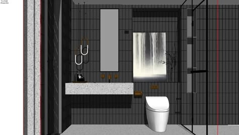 Bathroom 3d Warehouse, Sketchup Warehouse, Bathroom Setup, Industrial Toilets, Toilet And Bathroom Design, Bathroom Sanitary, Toilet Tiles, Sketchup Models, Bakery Kitchen