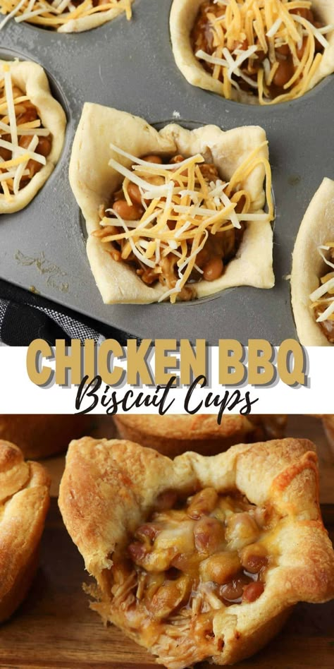 Crescent Roll Cups, Pastries Savory, Biscuit Recipes Dinner, Pillsbury Biscuit Recipes, Crescent Roll Cheesecake, Beans And Cornbread, Biscuit Cups, Pizza Roll Recipe, Pizza Cups