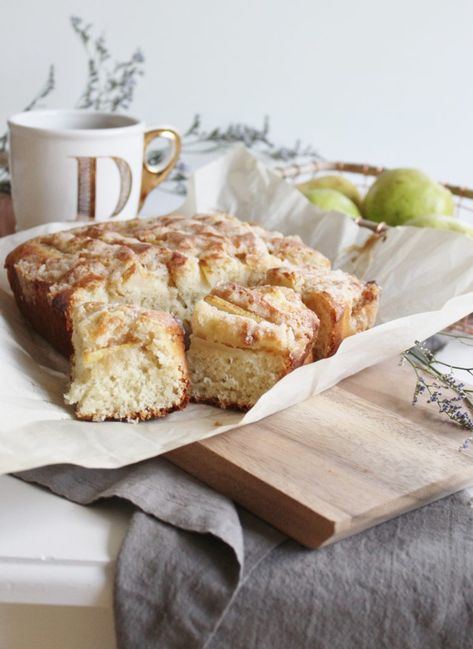 Pear + Cardamom Buttermilk Cake | Adventure. Gather. Eat. #dessert #recipe #coffeecake #cake #breakfast Pear Cardamom, Cardamom Cake, Buttermilk Cake, Pear Cake, Buttermilk Recipes, Well Hello There, Pear Recipes, Coffee Dessert, Yummy Sweets