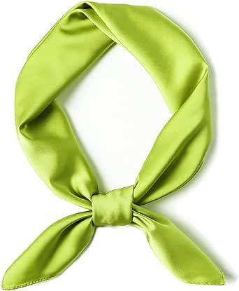 ZLIXING Green Neck Scarf for Daphne Dress Costume Accessories Women Silk Ascot for Scooby Doo Costume Daphne Halloween, Daphne Halloween Costume, Scooby Doo Costumes, Daphne Costume, Ponytail Scarf, Hair Scarves, Daphne Dress, Branded Scarves, Green Scarf