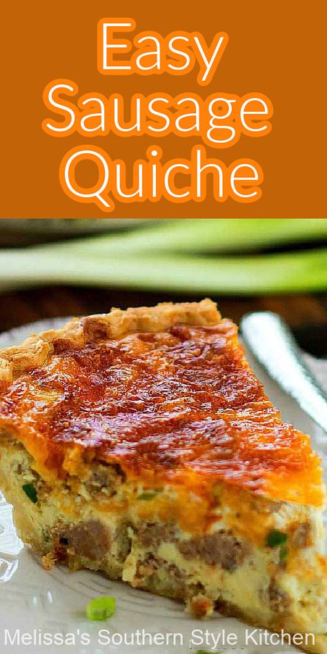 Easy Sausage Quiche, Sausage Quiche Recipes, Filet Mignon Chorizo, Breakfast Quiche Recipes Easy, Sausage Quiche, Easy Quiche, Breakfast Quiche Recipes, Quiche Recipes Easy, Quiche Recipe