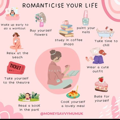 Romanticise Your Life, Practicing Self Love, Happiness Challenge, Mental Health Facts, Self Care Bullet Journal, Life Routines, Personal Improvement, Self Confidence Tips, Confidence Tips