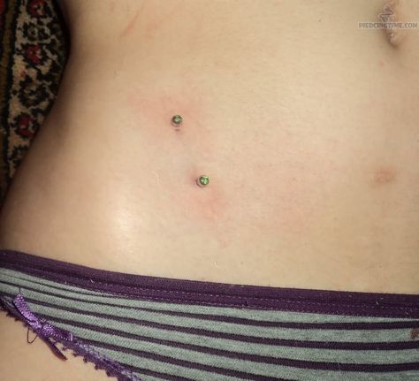 Hips Piercing, Inverse Navel Piercing, Body Mods Piercing, Hip Dermals, Hip Dermal Piercing, Cool Piercing, Hip Piercings, Hip Piercing, Dream Piercings