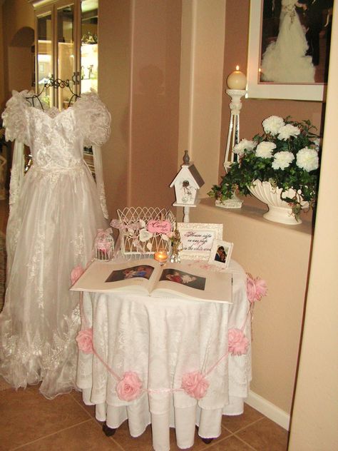 wedding dress displayed? Wedding Dress Display, Old Wedding Dresses, Mom Wedding Dress, Anniversary Dress, Western Wedding Dresses, Dress Display, Anniversary Ideas, Mom Wedding, 50th Wedding Anniversary