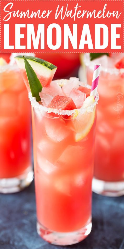 Pagan Food, Watermelon Punch, Comfort Recipes, Dinner Favorites, Pineapple Lemonade, Watermelon Drink, Summer Drinks Alcohol, Drink Recipes Nonalcoholic, Festive Food