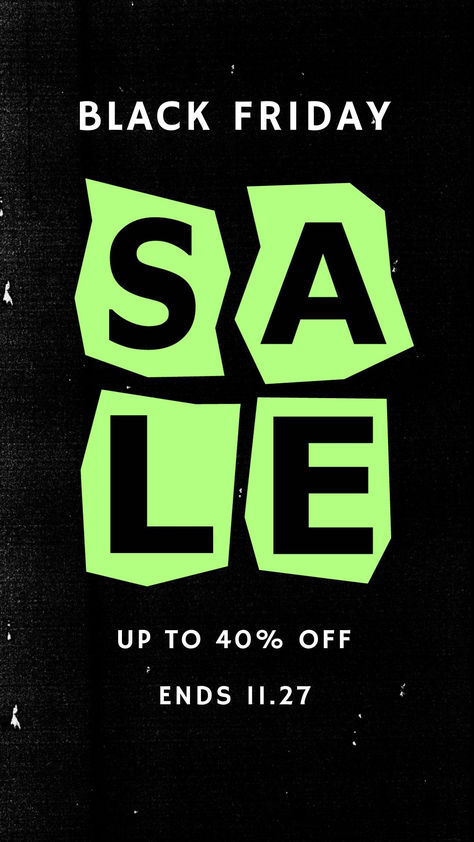 Neon Grunge Letter Cutout Black Friday Instagram Story Black Friday Website Design, Black Friday Instagram Stories, Black Friday Instagram Post, Black Friday Campaign Ideas, Black Friday Graphic Design, Sale Poster Ideas, Black Friday Instagram Story, Black Friday Design Ideas, Friday Instagram Story