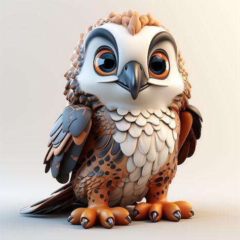 Falcon Bird, 3d Cartoon, Cartoon Cute, Graphic Resources