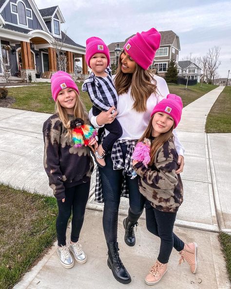 Hollie Woodward on Instagram: “So blessed to be their Mama 💕 never did I ever imagine we would be blessed with three beautiful girls, I pray everyday God gives me the…” Carhartt Toque, Beanie Carhartt, Hollie Woodward, Pray Everyday, Brown Hats, Toddler Hat, Three Daughters, Be Blessed, Nashville Tennessee