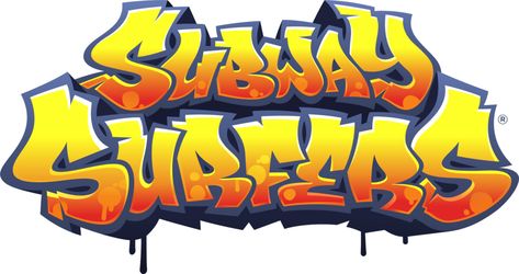 Subway Surfers Logo, Subway Logo, 3d Wallpaper Cute, Spiderman Art Sketch, Popular Logos, Sports Signs, Subway Surfers, Halloween Inspo, Travel Logo