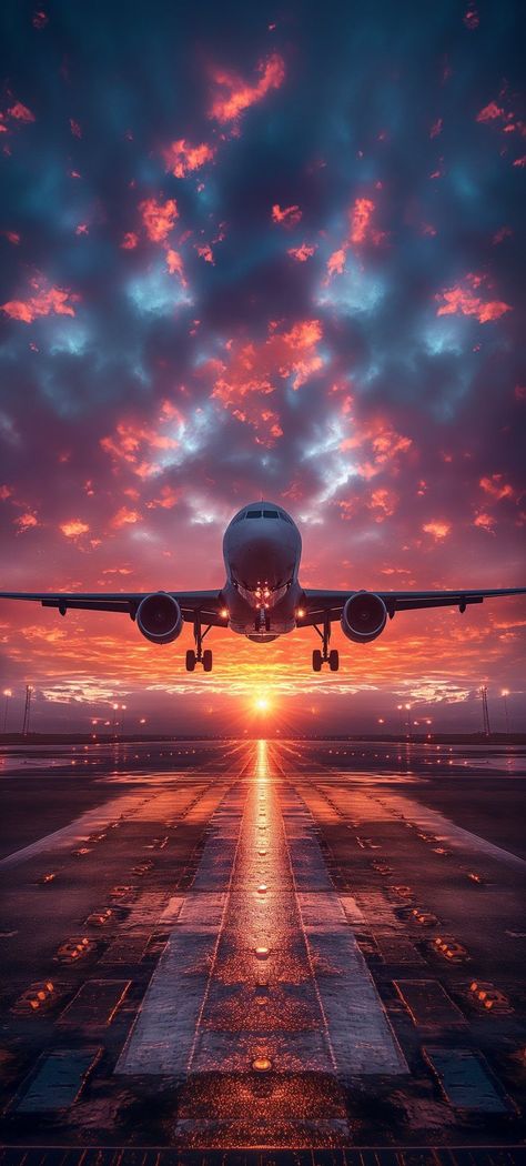 Plane Wallpaper, Airplane Painting, Calming Pictures, Cartoon Airplane, The Best Wallpapers, Airplane Wallpaper, Airplane Photography, Scenery Photos, Best Wallpapers