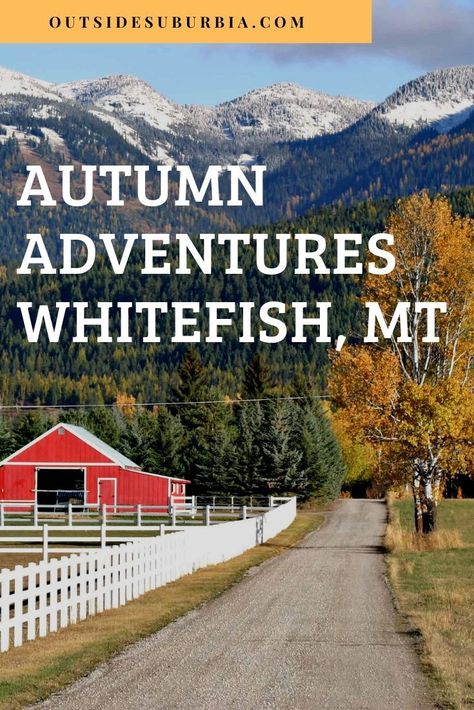 I recently visited Whitefish Montana. Here is the scoop on all the amazing things to do in Whitefish Montana and why I fell in love with their secret season (Hint - the Larches!). See the post for hotel and restaurant recommendations for Whitefish, the ski town in Montana that has year around adventures.  #Whitefish #FallGetaway #MontanaGetaway #USAVacations #OutsideSuburbia #MontanaMoment Montana Travel, Whitefish Montana, Usa Destinations, Globe Travel, Fall Getaways, Ski Town, Travel Winter, Minimalist Travel, Travel Wishlist