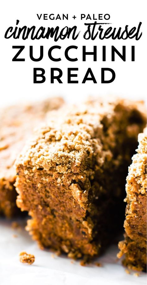 Paleo Zuchini Baking Recipes, Almond Flour Zucchini Bread, Paleo Zucchini Recipes, Cinnamon Zucchini Bread, Paleo Zucchini Bread, Zucchini Desserts, Paleo Bread Recipe, Espresso Truffles, Vegan Zucchini Bread