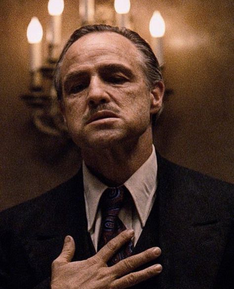 Vito Corleone Marlon Brando, The Godfather, A Man