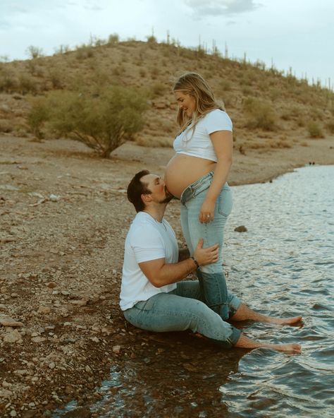 It’s extra special when your wedding clients invite you back into their lives to document their next blessing 🥹 Arizona photographer | Az photographer | maternity photographer | motherhood | lake photoshoot | maternity | wedding | wedding photographer #arizonaphotographer #arizonaweddingphotographer #azweddingphotographer #arizonamaternityphotographer #azmaternityphotographer #motherhood #pregnancy #photographer Lake Maternity Photoshoot, Lake Maternity Pictures, Couple Maternity, Lake Photoshoot, Photoshoot Maternity, Maternity Wedding, Maternity Picture, Pregnant Wedding, Maternity Pics