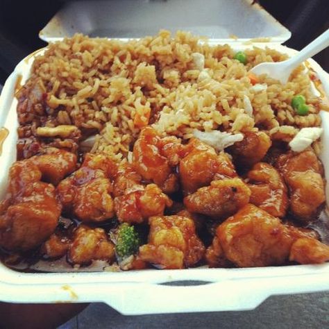 Orange Chicken, All I Ever Wanted, Food Goals, Food Obsession, Food Cravings, I Love Food, Chinese Food, Food Food, Junk Food