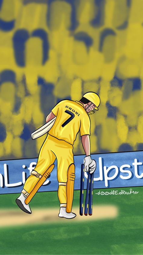 Fan art of MS Dhoni Dhoni Illustration, Ms Doni, Ms Dhoni Wallpapers, Dhoni Wallpapers, Cricket Wallpapers, Studio Background Images, Ms Dhoni, Sports Day, Indian Art Paintings