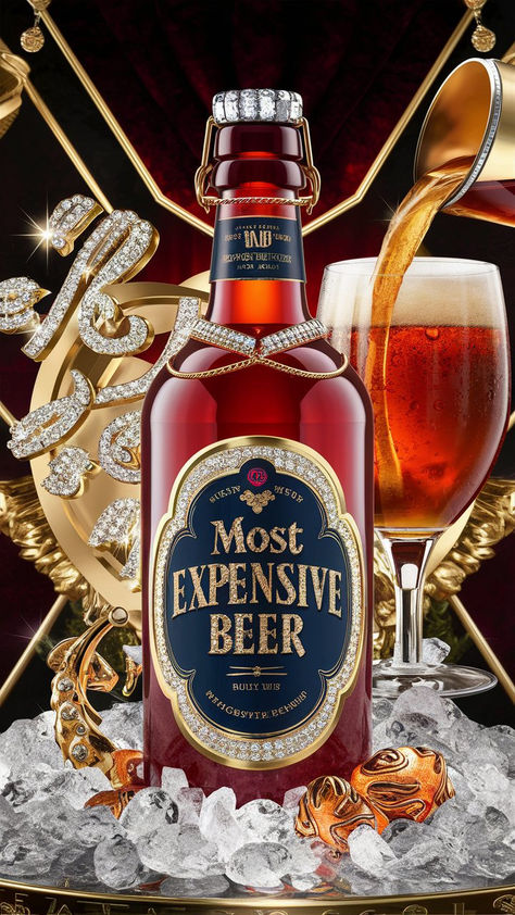 The World of Luxury Brews: Top 10 Most Expensive Beers  Welcome, beer enthusiasts! Today, we are embarking on a journey through the world of luxury brews.  Beer is not just a casual drink for a night out with friends, but can also be a symbol of opulence and exclusivity. Beer Logo Design, Beer Logo, Craft Brewing, World Crafts, Wine Storage, Most Expensive, Craft Beer, Top 10, Night Out