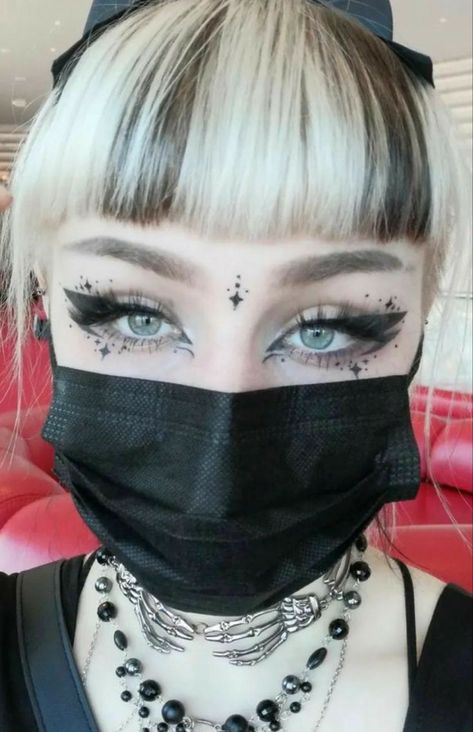 Hippie Makeup, Goth Eye Makeup, Punk Makeup, Cute Eye Makeup, Alt Makeup, Graphic Makeup, Rave Makeup, Swag Makeup, Alternative Makeup