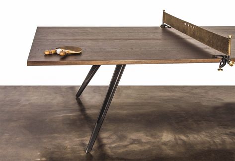 ALL FUN AND GAMES - NUEVO District Eight, Modern Game Tables, Modern Industrial Furniture, Shuffleboard Table, Foosball Table, Gaming Table, Adjustable Stool, Pong Table, Reclaimed Oak