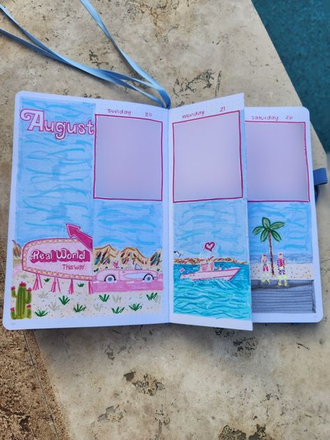 Barbie Bujo Theme, Journalist Ideas, Math Journal, Barbie Theme, Bullet Journal Diy, Agenda Planner, Passion Planner, Monthly Themes, Dot Journals