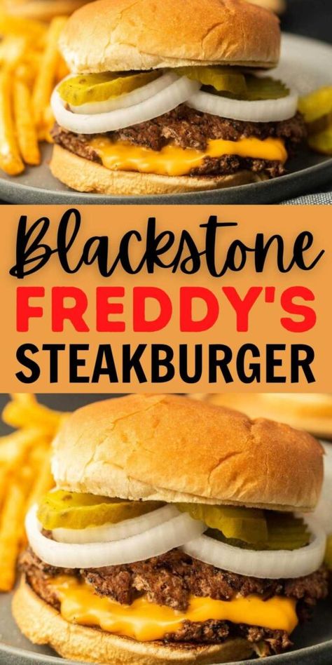 Burgers On The Blackstone, Burger At Home, Outdoor Griddle Recipes, Blackstone Cooking, Griddle Cooking Recipes, Smash Burger Recipe, Easy Burger Recipe, Grilled Recipes, Ultimate Burger