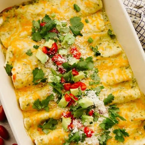 Eggs And Salsa, Breakfast Enchiladas Casserole, Jarred Salsa, Breakfast Enchiladas, Best Breakfast Casserole, Homemade Corn Tortillas, The Recipe Critic, Amazing Breakfast, Pumpkin Scones