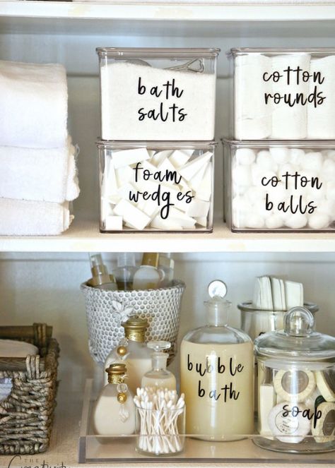 Organizing Closet, Diy Bathroom Storage Ideas, Organization Closet, Organization Bathroom, Diy Bathroom Storage, Bathroom Organization Diy, Creative Bathroom, Bathroom Storage Organization, Trendy Bathroom