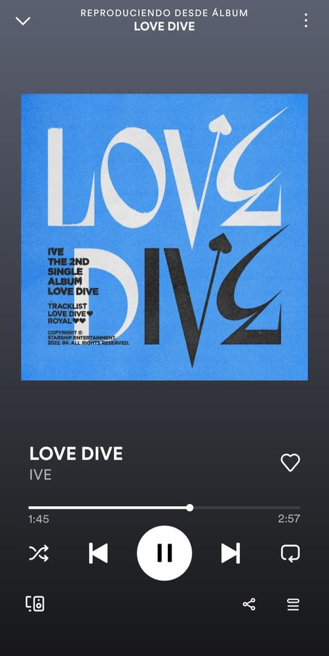 #lovedive #ive #wonyoung Kpop Song Spotify, Ive Lovedive, Love Dive Ive, Song Spotify, K Pop Songs, Blue Song, Spotify Songs, Kpop Songs, Song Recommendations