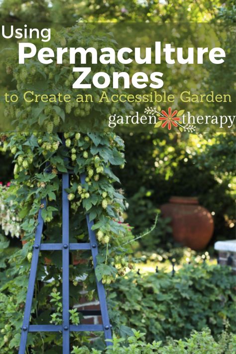 Using Permaculture Zones to Create an Accessible Garden - Garden Therapy Permaculture For Beginners, Permaculture Zones, Backyard Permaculture, Allotment Planning, Accessible Garden, Shinrin Yoku, Garden Therapy, Perennial Vegetables, Gardening Zones