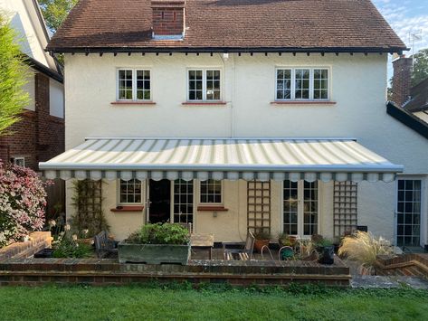 Scalloped Awning, Scalloped Valance, Covered Deck, American House, Patio Awning, Covered Decks, Kid Spaces, House Designs Exterior, The Sunshine