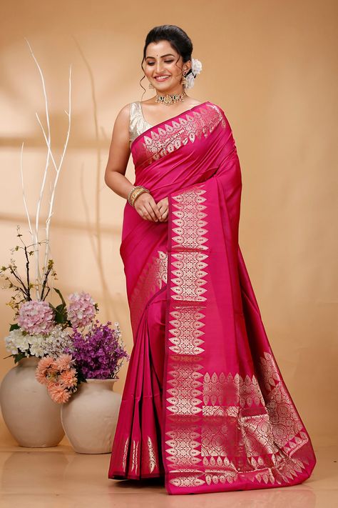 Baby pink saree