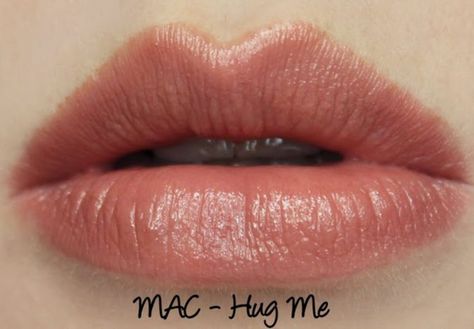 MAC Hug Me Dupes Mac Hug Me, Neutral Lipstick, Mac Makeup Looks, Mac Lipstick Swatches, Best Mac Lipstick, Mac Velvet Teddy, Gloss Eyeshadow, Makeup Wishlist, Lipstick Designs