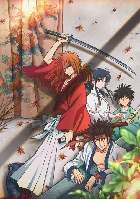 Kenshin Le Vagabond, Kenshin Anime, Rurôni Kenshin, Strike The Blood, Kingdom Hearts Ii, Yamanashi, Rurouni Kenshin, Anime Poster, Romantic Stories