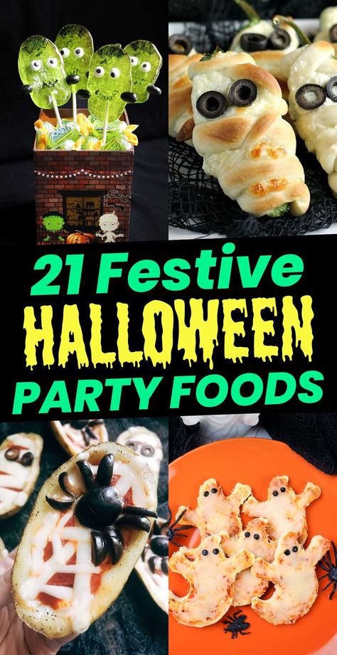 Planning your next Halloween party and looking for the perfect Halloween party food? Look no further! We've cooked up a collection of the best Halloween finger food recipes, appetizers, and spooky snacks that are sure to fright and delight. Food Recipes Appetizers, Halloween Finger Food, Halloween Themed Appetizers, Apple Bites Recipe, Ghost Pizza, Halloween Sandwiches, Mummy Hot Dogs, Halloween Finger, Halloween Finger Foods